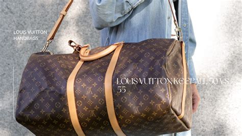 louis vuitton keepall 50 vs 55|louis vuitton keepall 55 vintage.